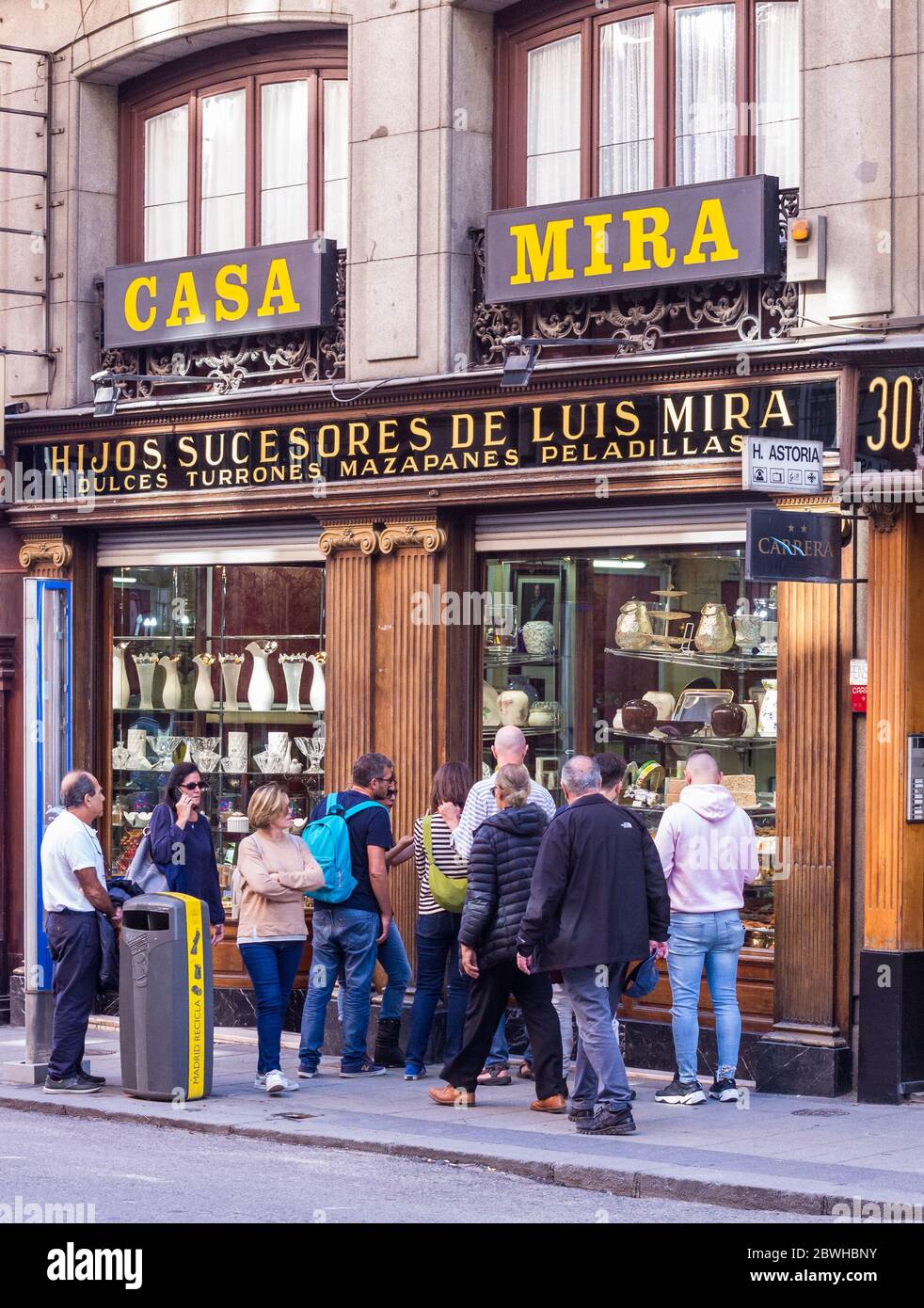 Casa Mira. Madrid. Espagne Banque D'Images