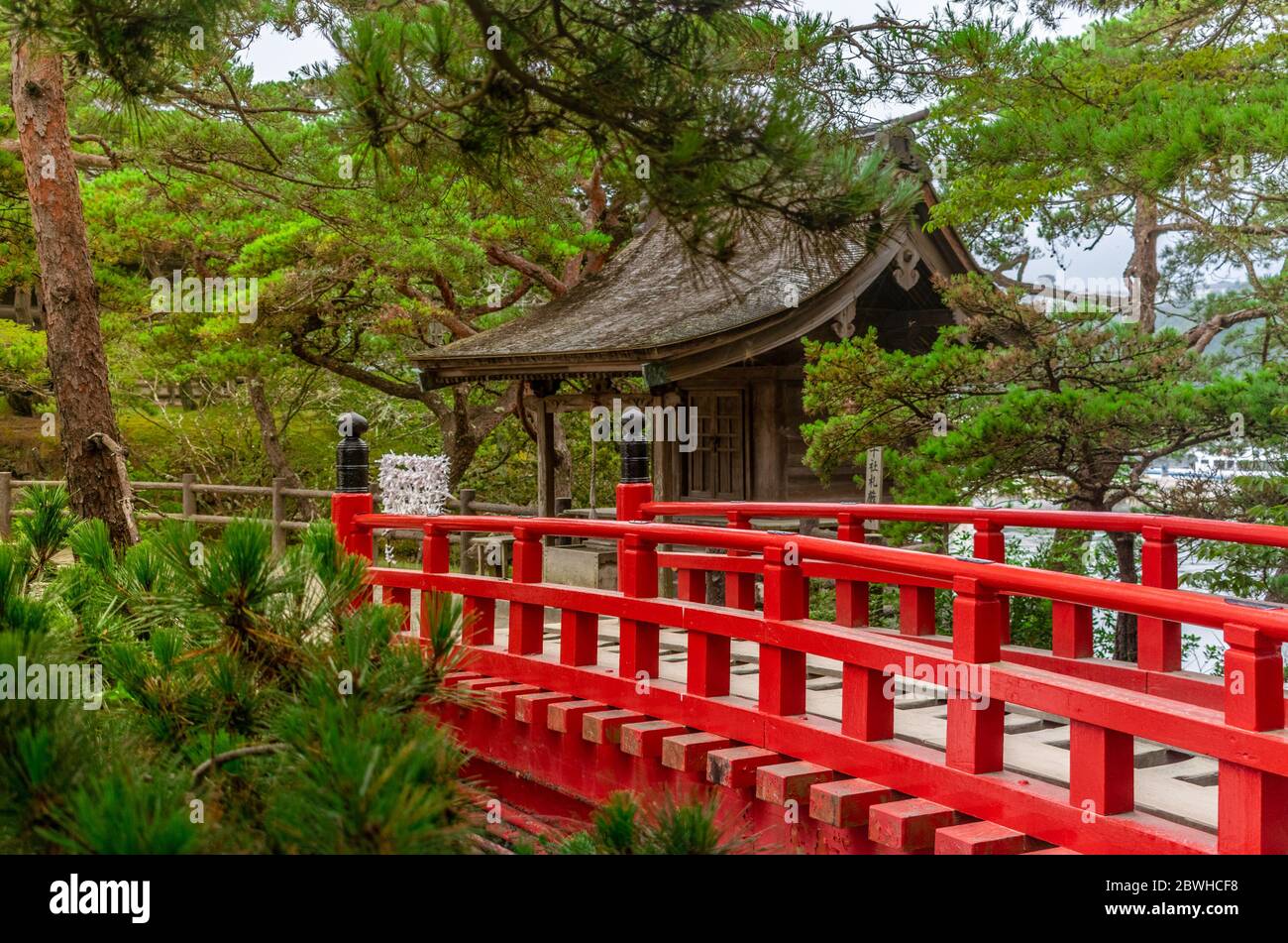 Godaidō Templém Matshushima, Japon Banque D'Images