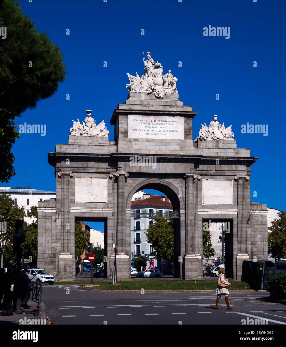 Puerta de Toledo. Madrid. Espagne Banque D'Images