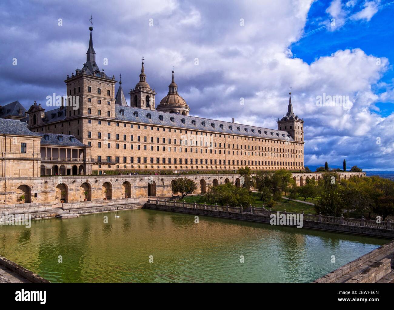 Real Monasterio de San Lorenzo de El Escorial. Madrid. Espagne Banque D'Images