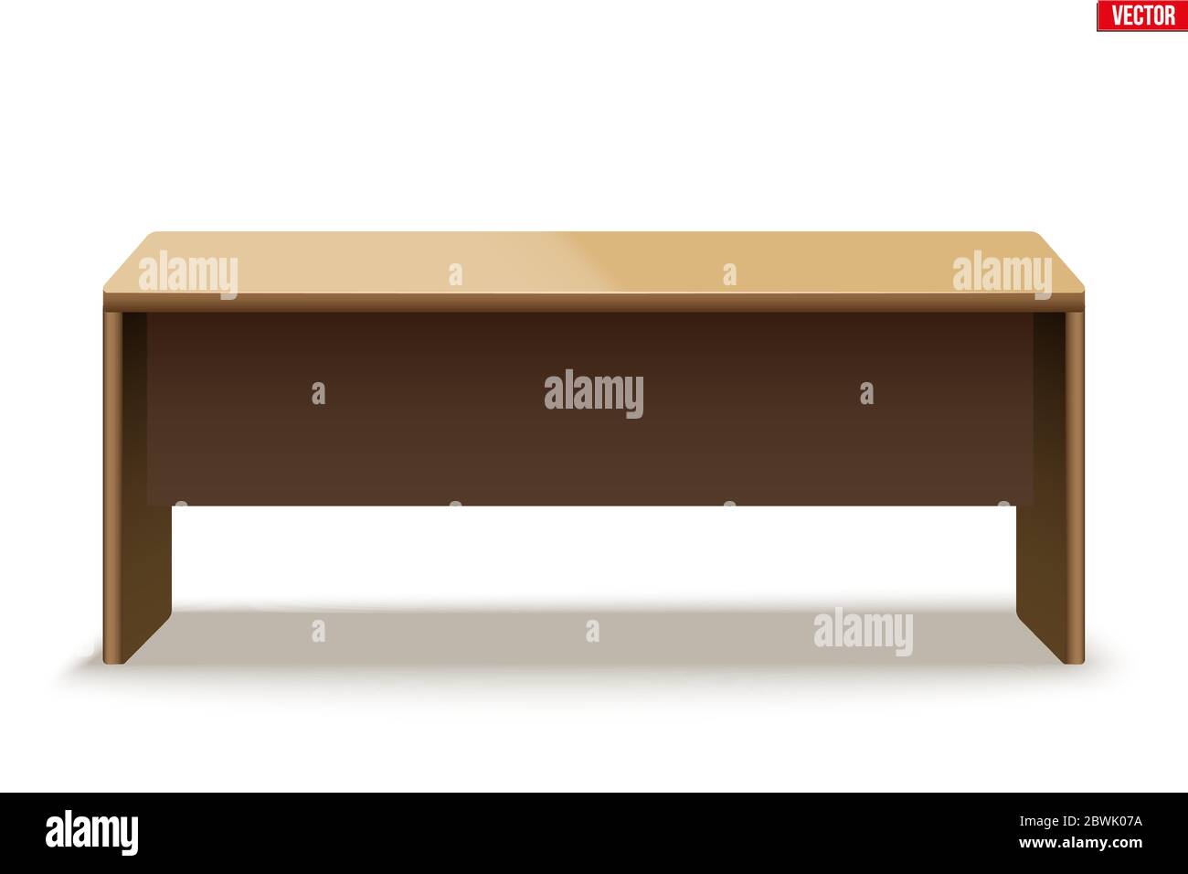 Grande table de dîner Illustration de Vecteur