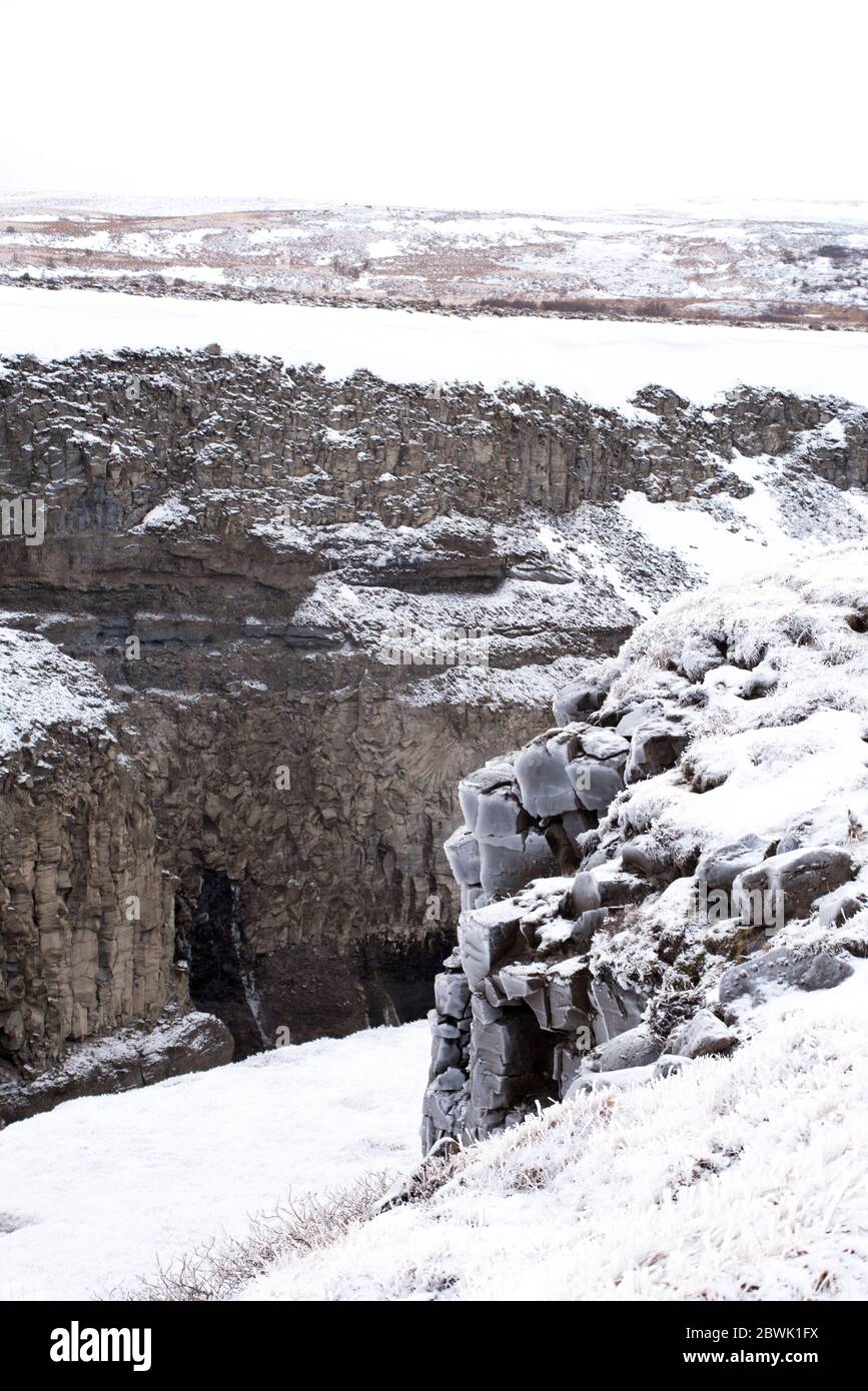 . Goðafoss Banque D'Images