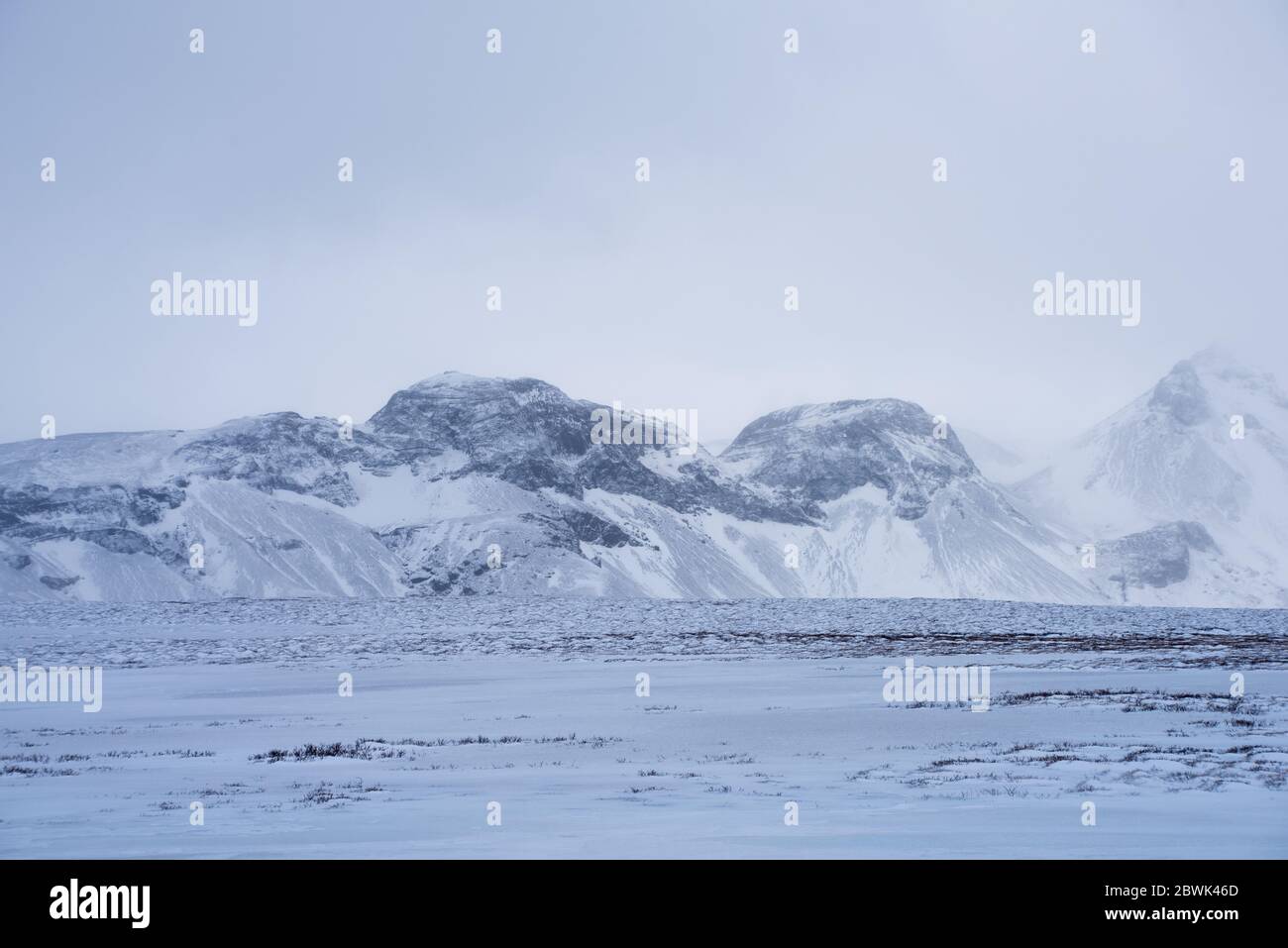 Paysage islandais Banque D'Images