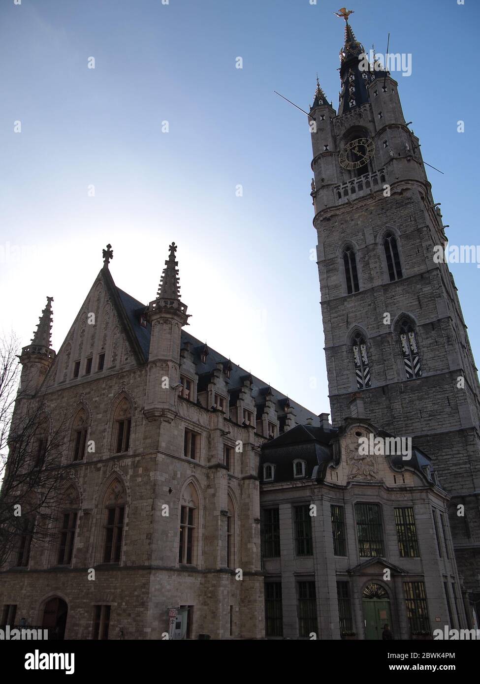 Beffroi de Gand (Flandre orientale, Belgique) Banque D'Images