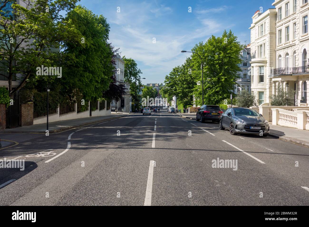 Ladbroke Grove Notting Hill, Londres, Royaume-Uni Banque D'Images