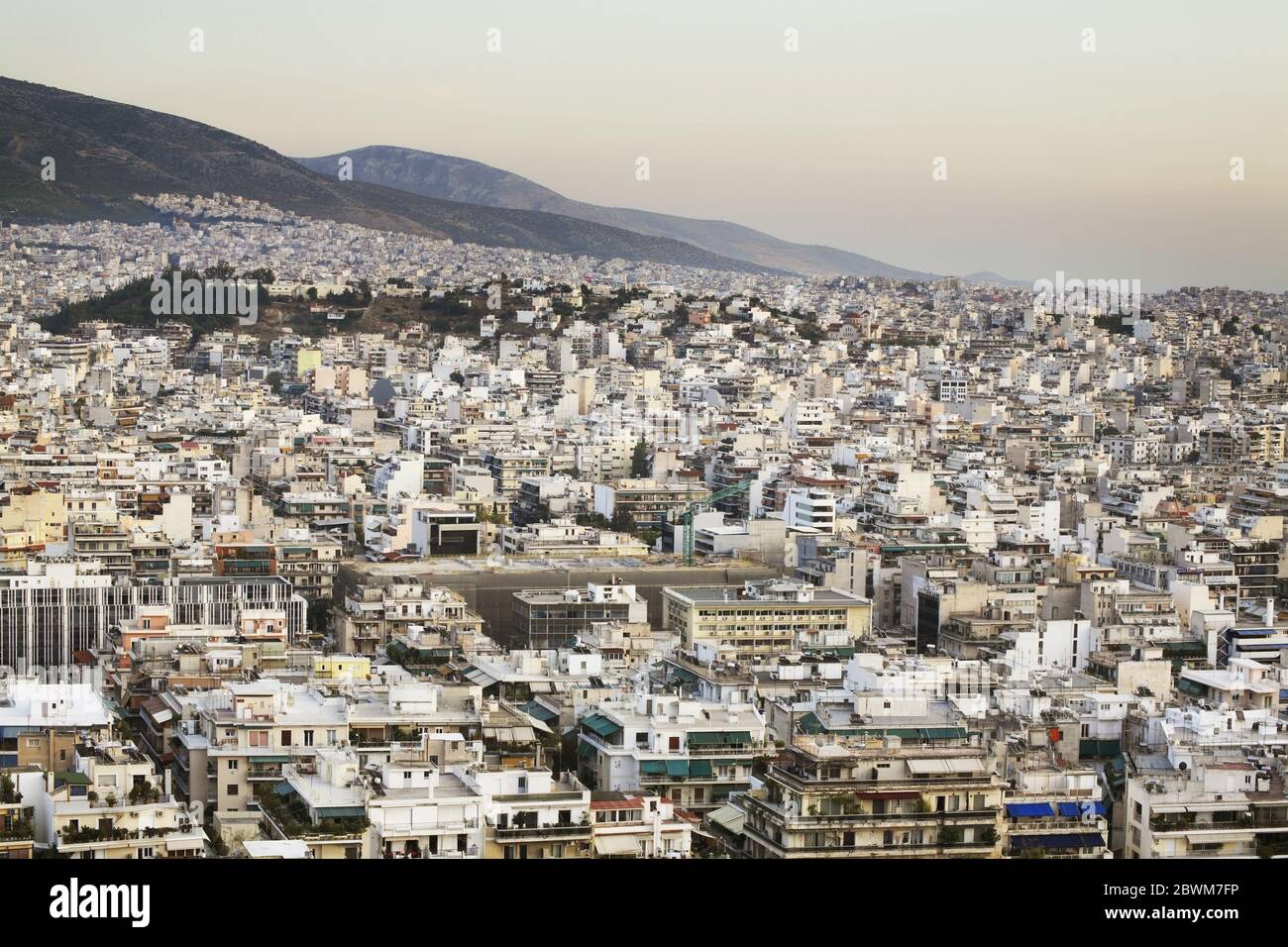 Vue panoramique d'Athènes. Grèce Banque D'Images