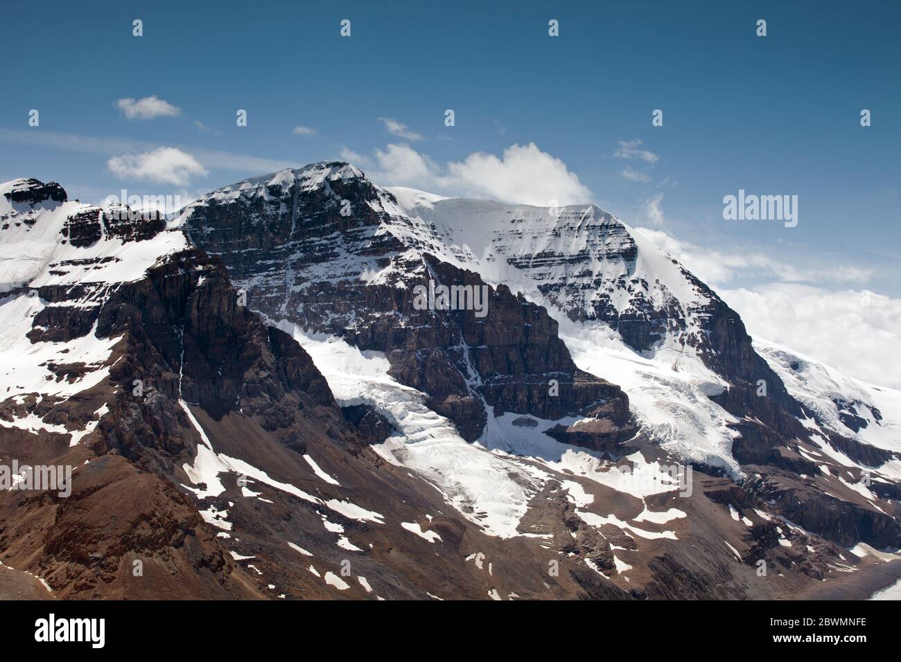 Andromeda et Snow Dome Mountains Banque D'Images