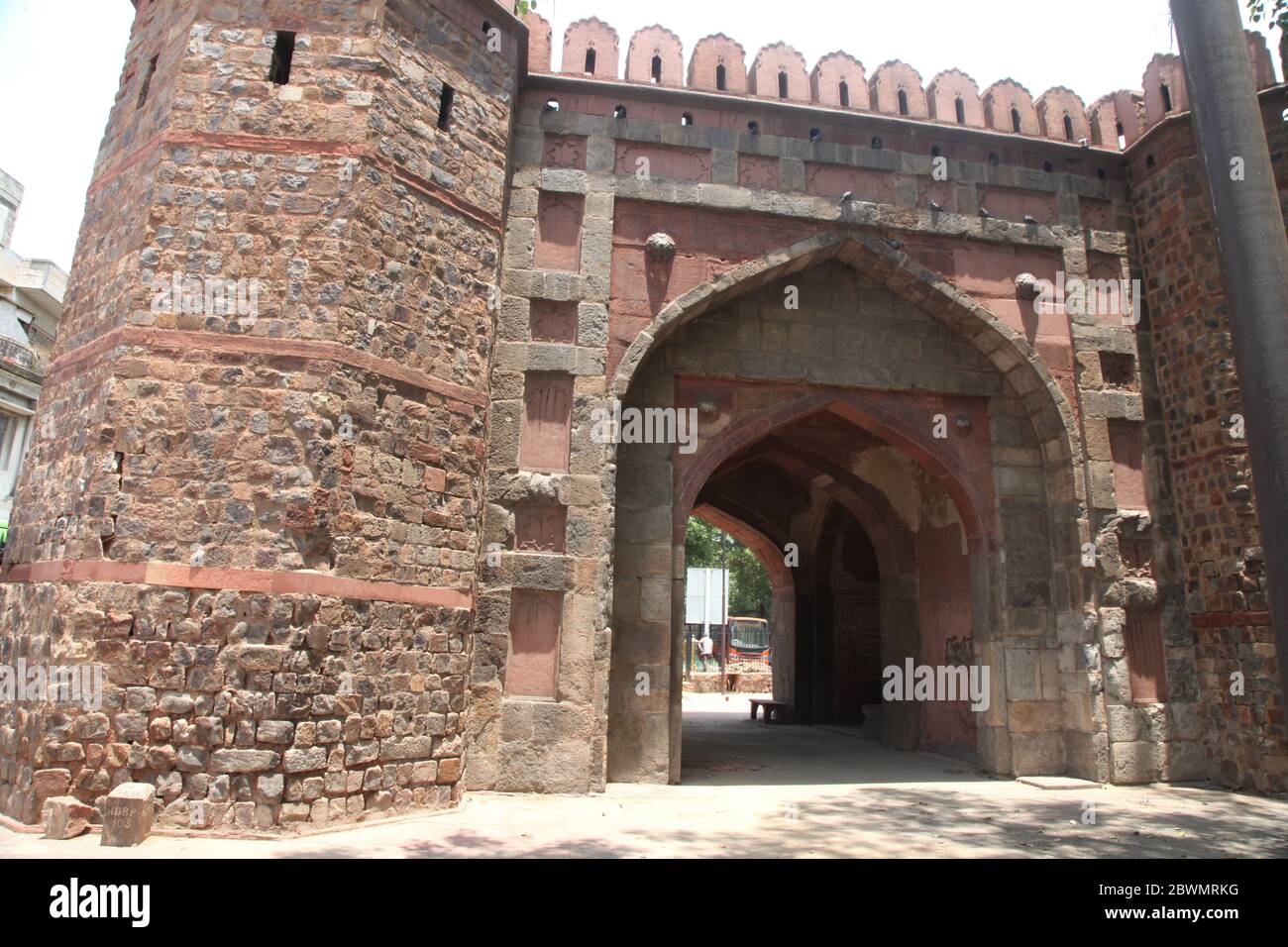 Historique Delhi Gate, Netaji Subhash Marg, Daryaganj, New Delhi, Delhi, Inde (photo Copyright © Saji Maramon) Banque D'Images