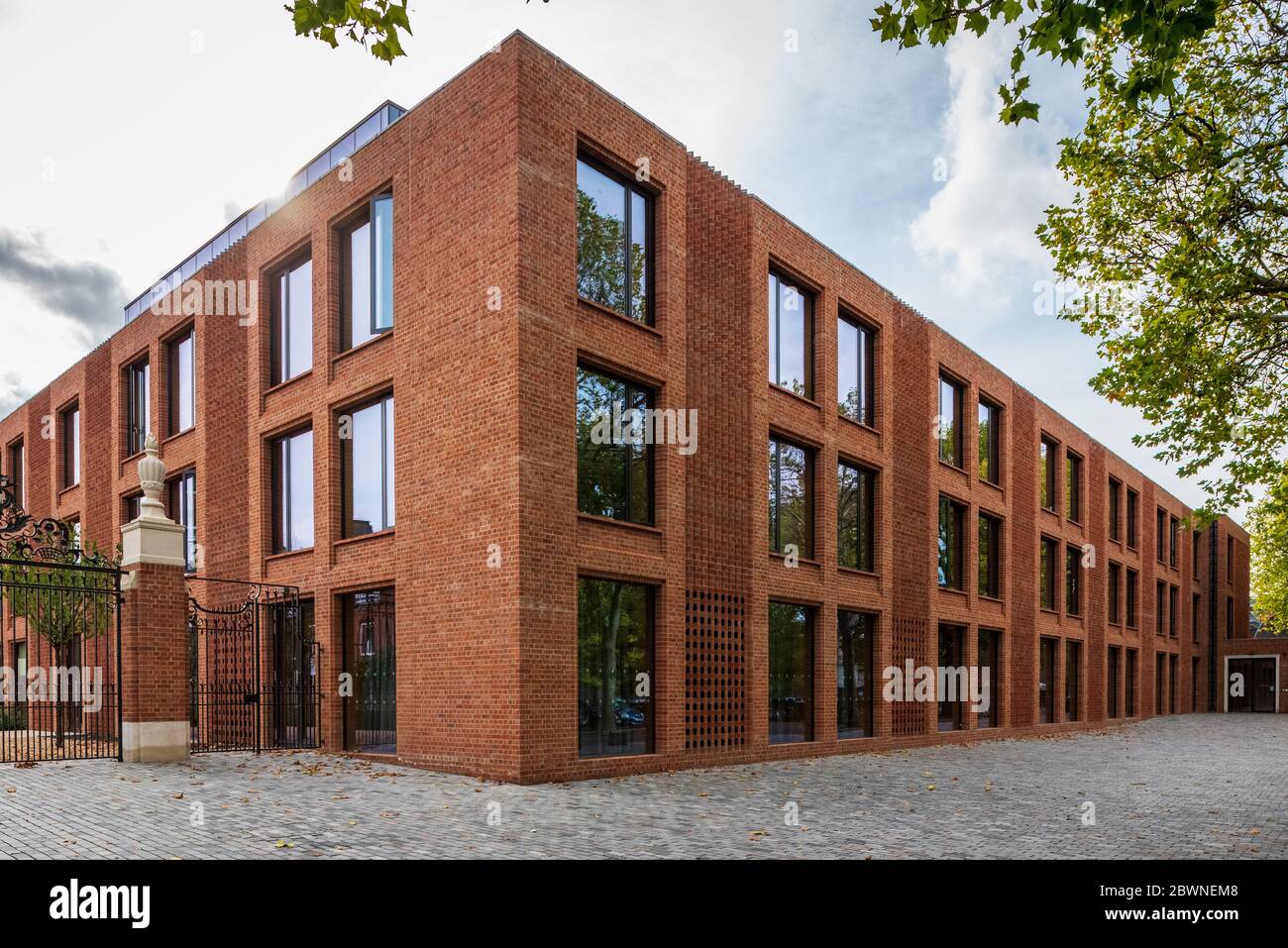 Le Dorothy Garrod building Newnham College Cambridge University - Architectes Walters & Cohen 2019 - RIBA bâtiment Est de l'année 2019 Banque D'Images