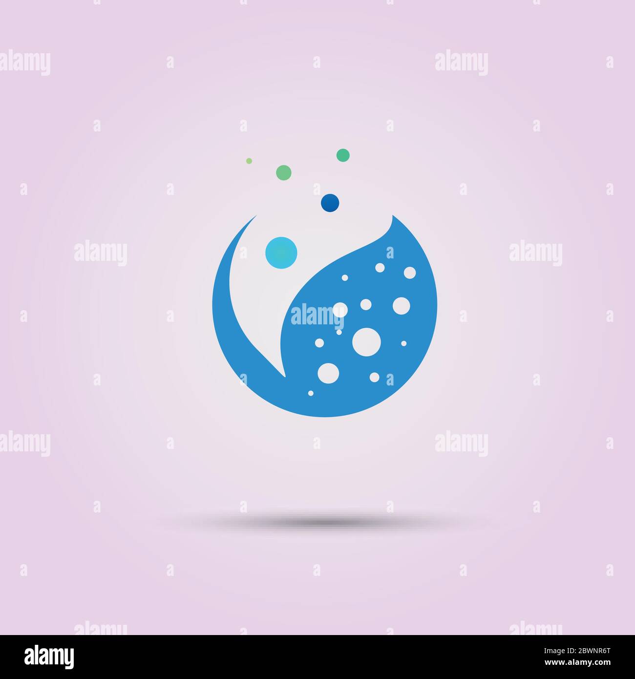 Graines de plantes bleues fond blanc Illustration de Vecteur