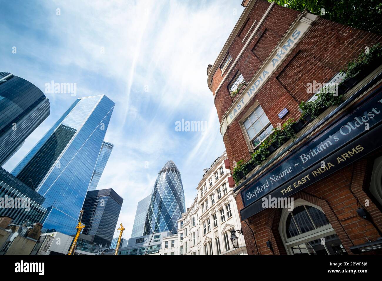 Ville de Londres quartier financier - Royaume-Uni Banque D'Images