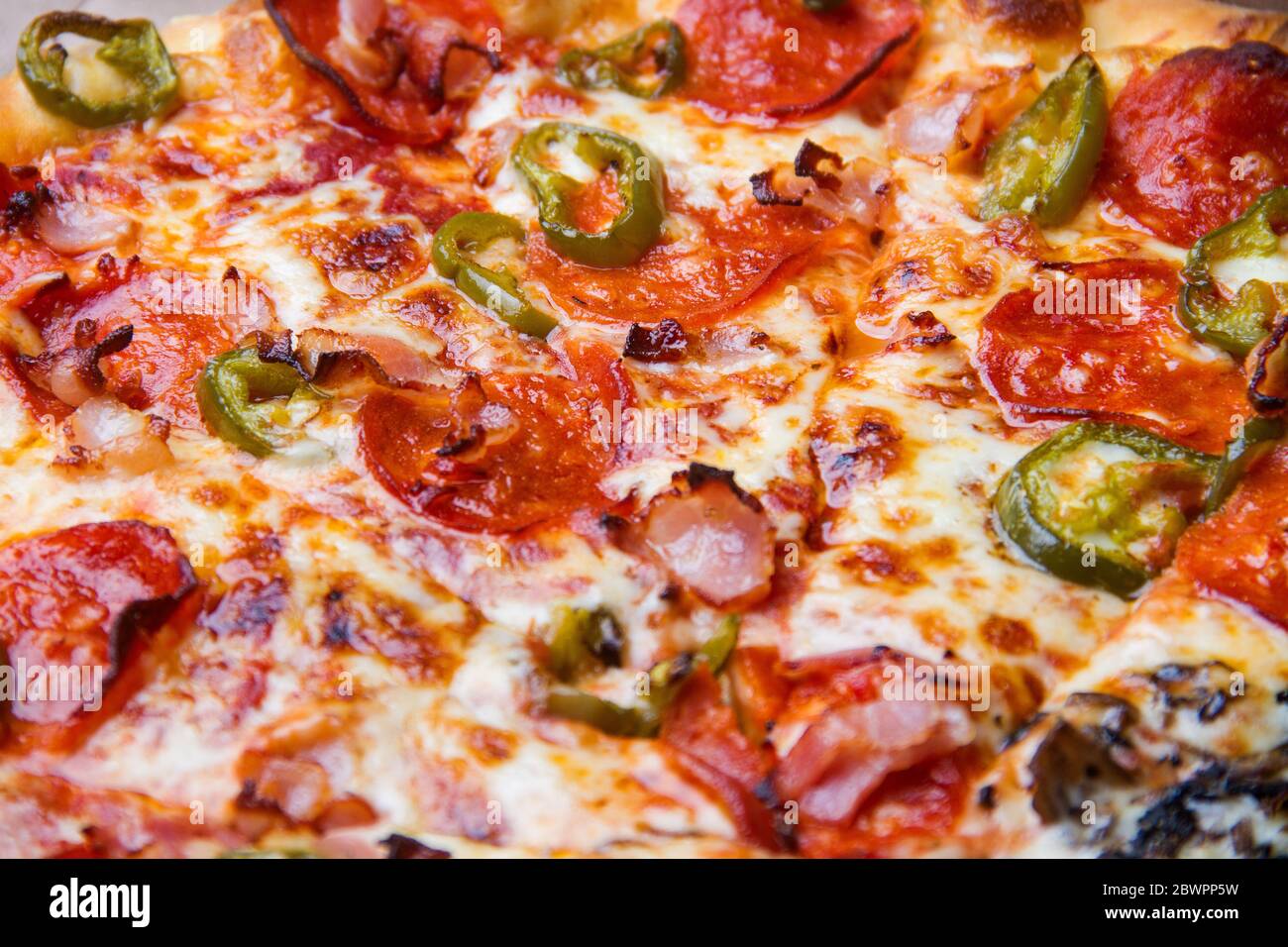 Pizza mexicaine traditionnelle Banque D'Images