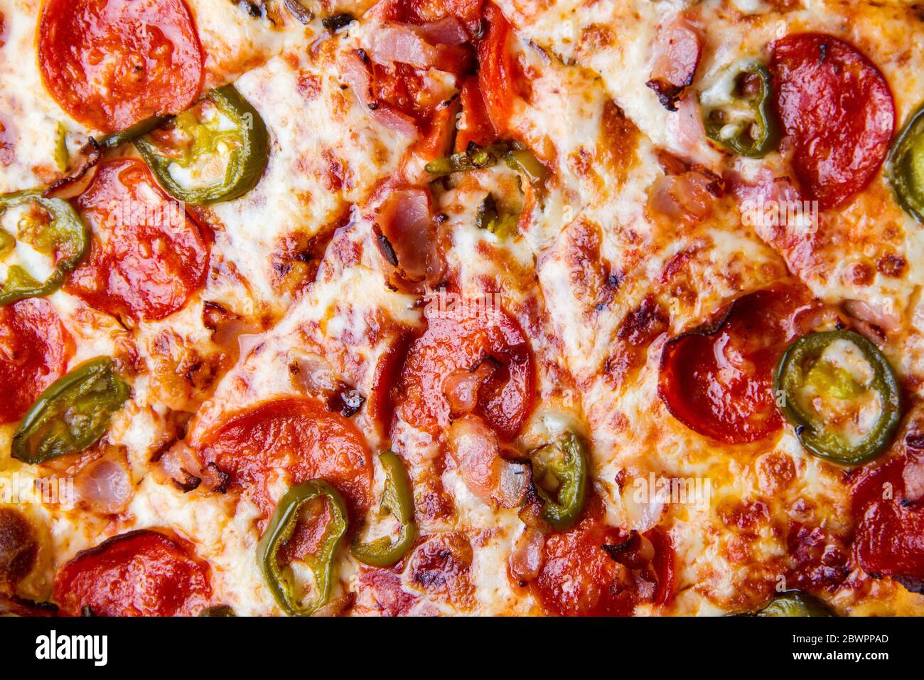 Pizza mexicaine traditionnelle Banque D'Images