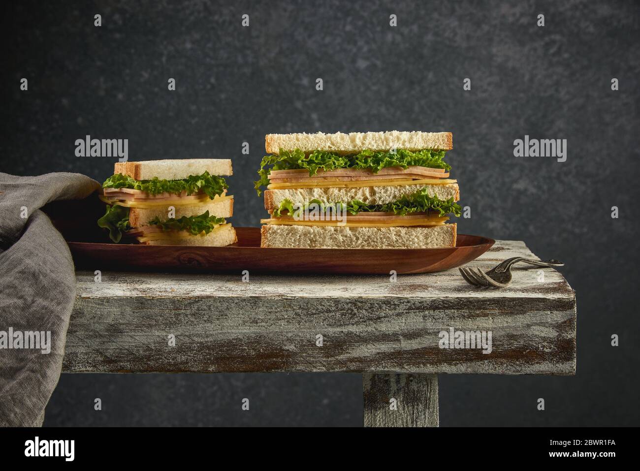 Club sandwiches Banque D'Images