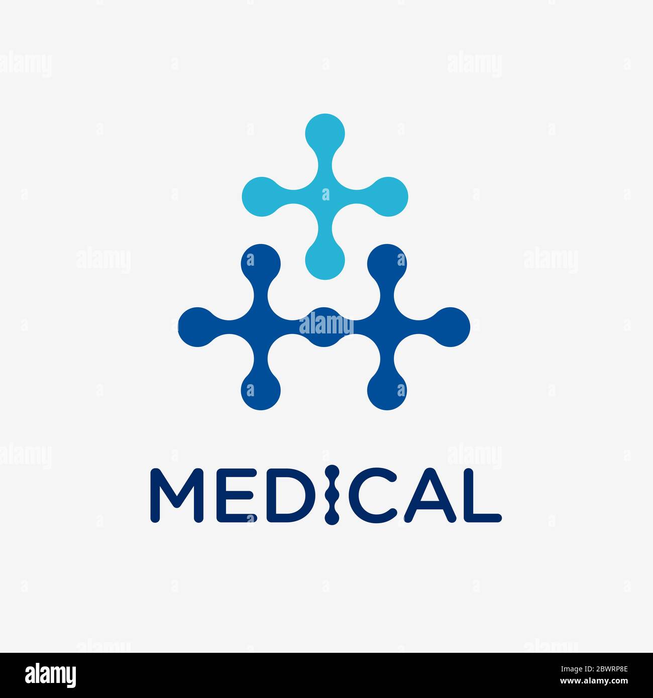 Design conceptuel de logo vectoriel médical et de santé Illustration de Vecteur