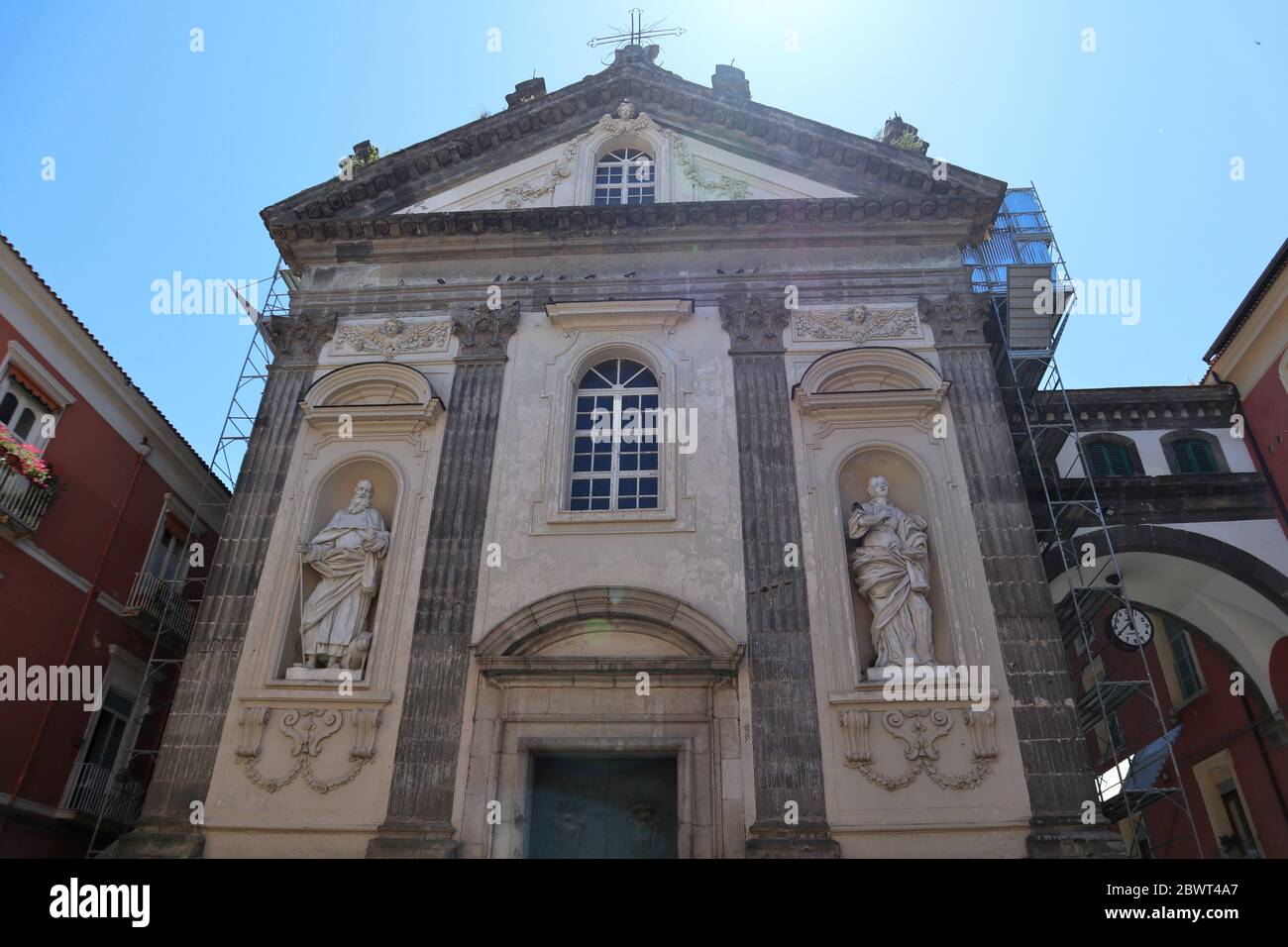 Capua - Facciata della Chiesa della Santissima Annunziata Banque D'Images