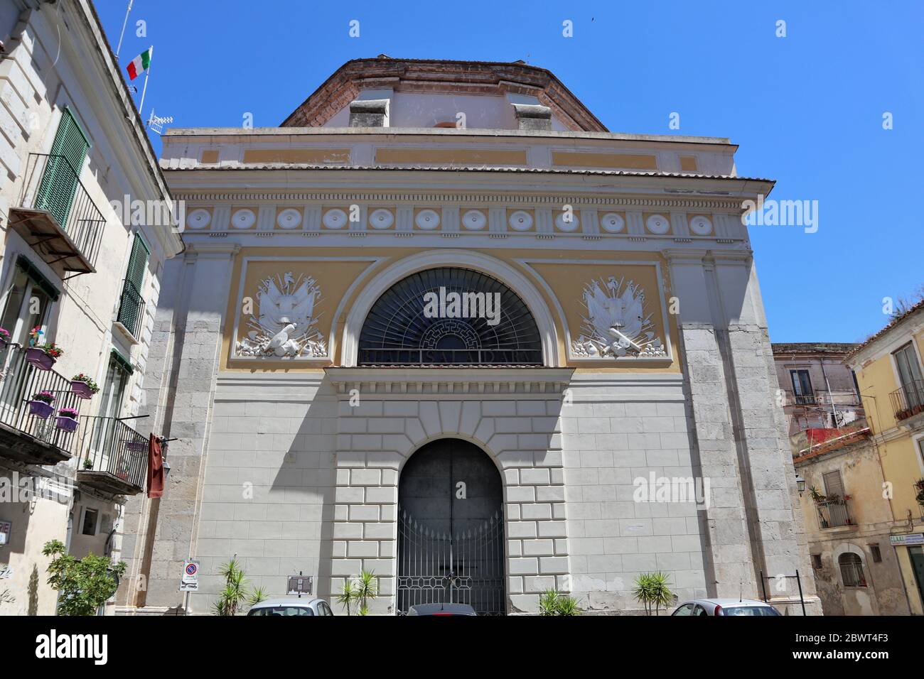 Capua - Facciata della Reale Sala d'Armi Banque D'Images