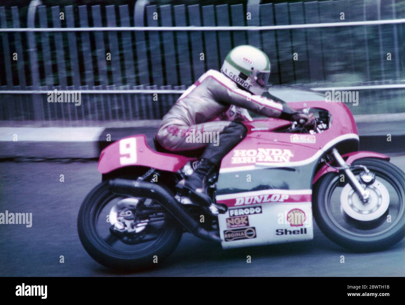 Ile de Man TT 1979, Alex George Banque D'Images