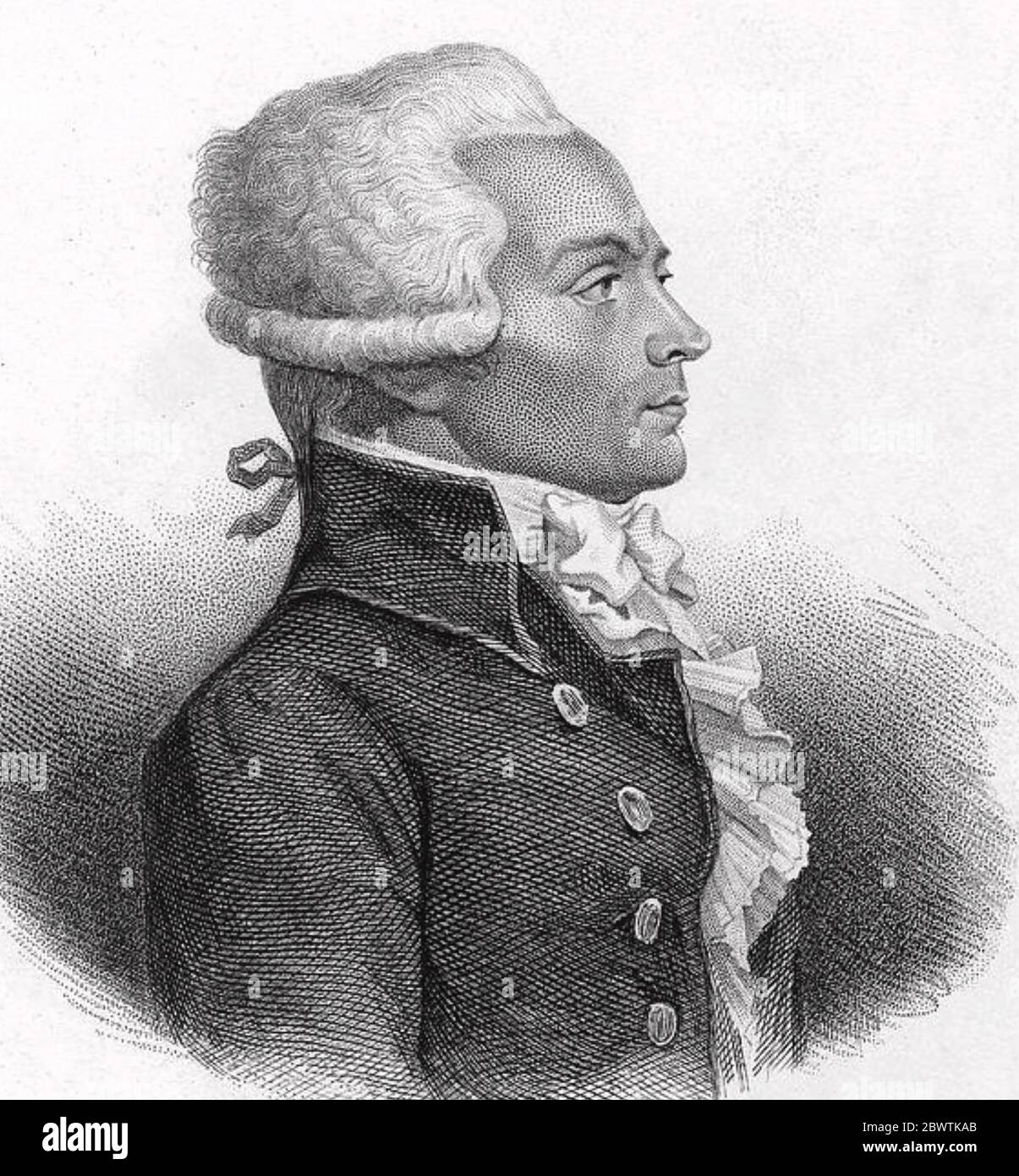 MAXIMILIEN ROBESPIERRE (1758-1794) avocat et révolutionnaire français Banque D'Images