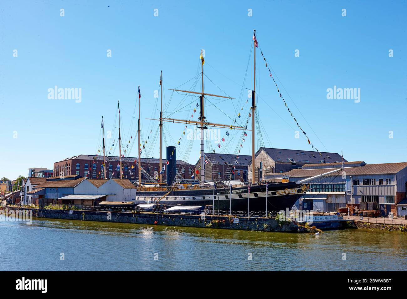 SS Grande-Bretagne à Bristol, Angleterre Royaume-Uni Banque D'Images