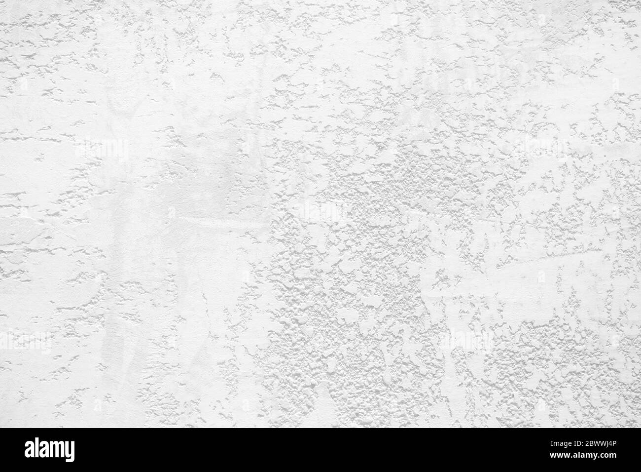 La texture du mur de stuc blanc Arrière-plan. Banque D'Images
