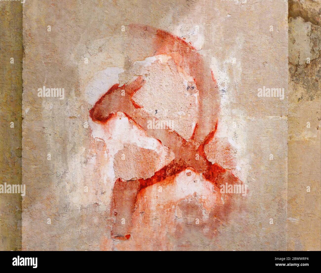 Symbole du communisme : marteau et faucille Banque D'Images