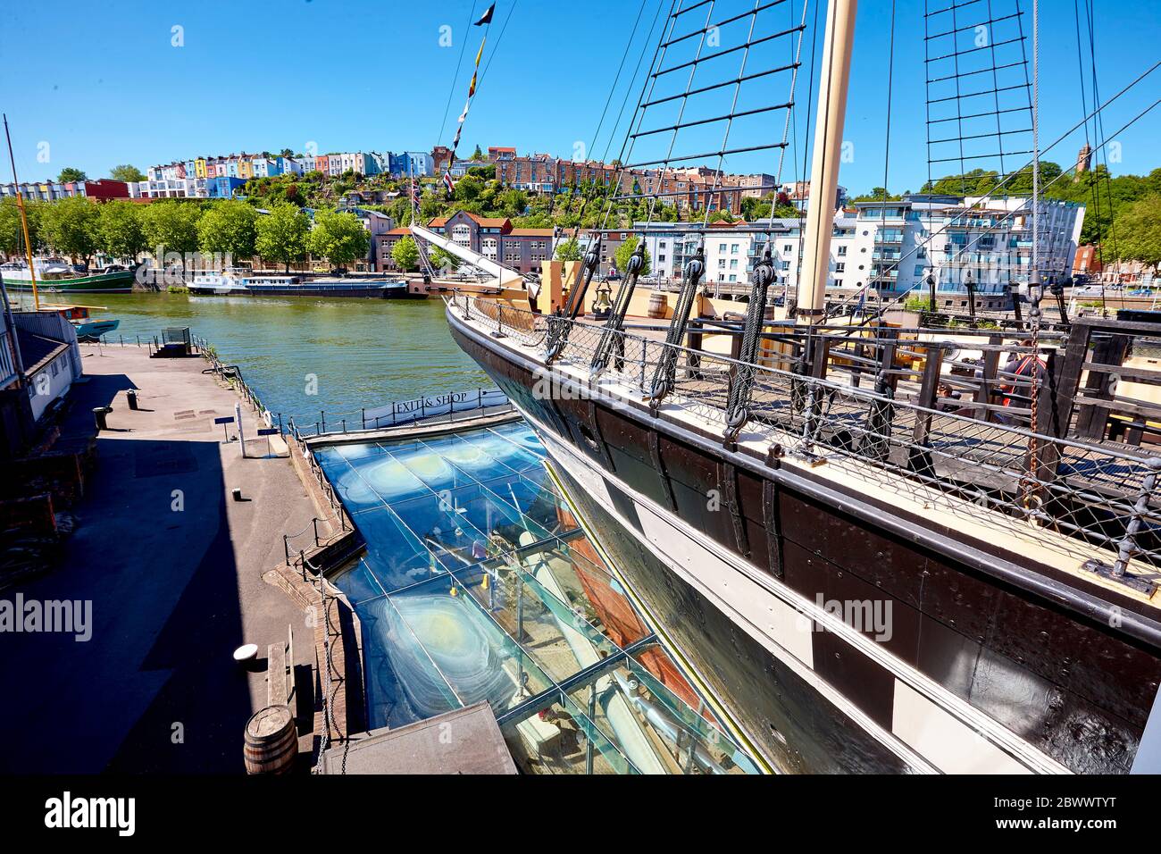 SS Grande-Bretagne à Bristol, Angleterre Royaume-Uni Banque D'Images