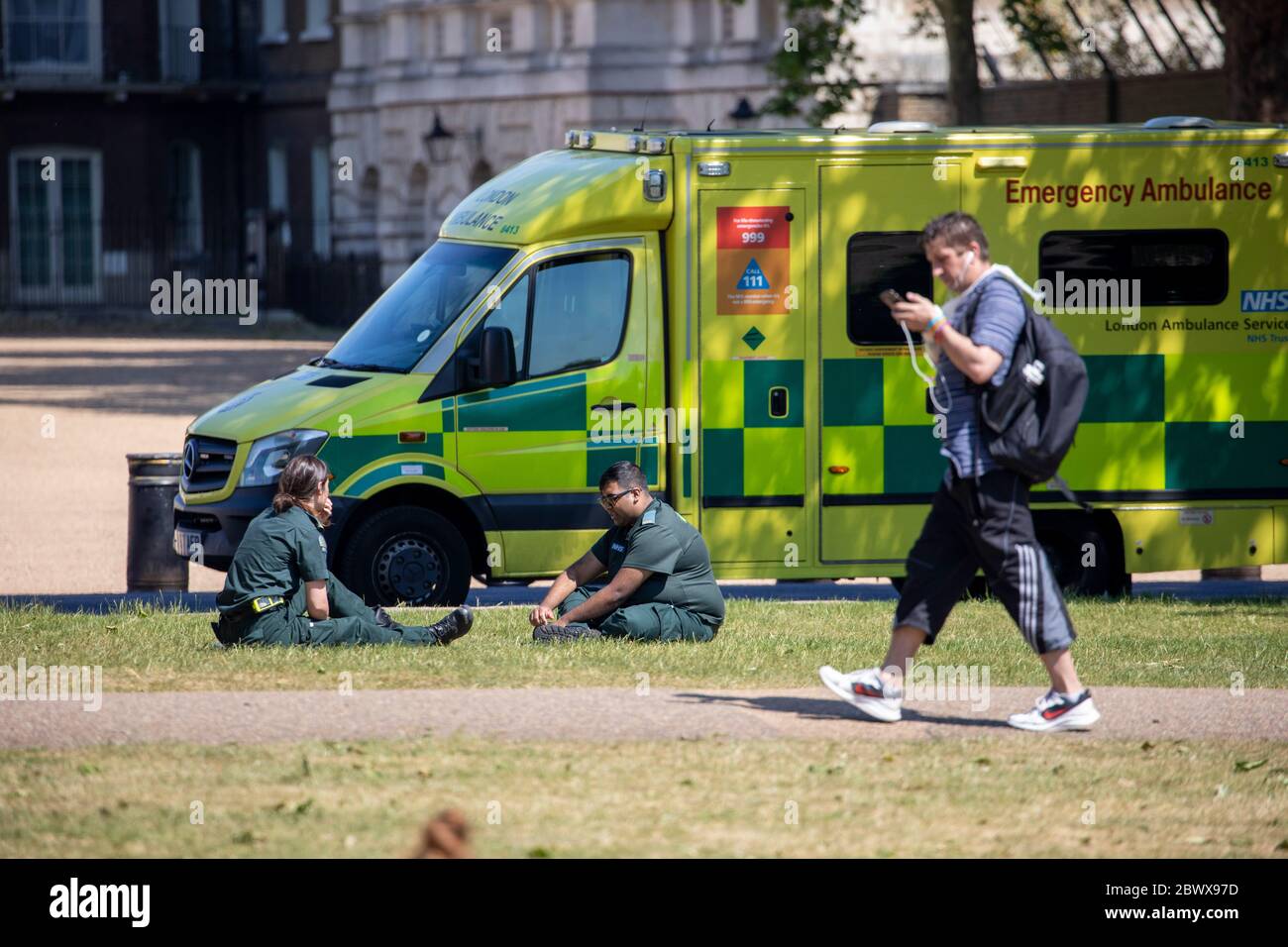 Ambulancier Banque D'Images