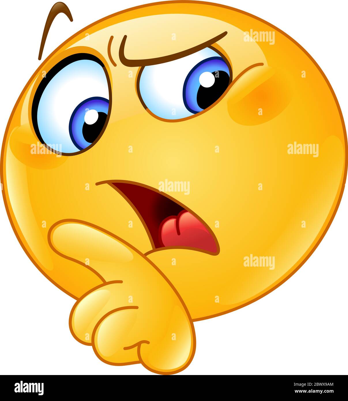 Cartoon emoji emoticon smiley face Banque de photographies et d’images ...