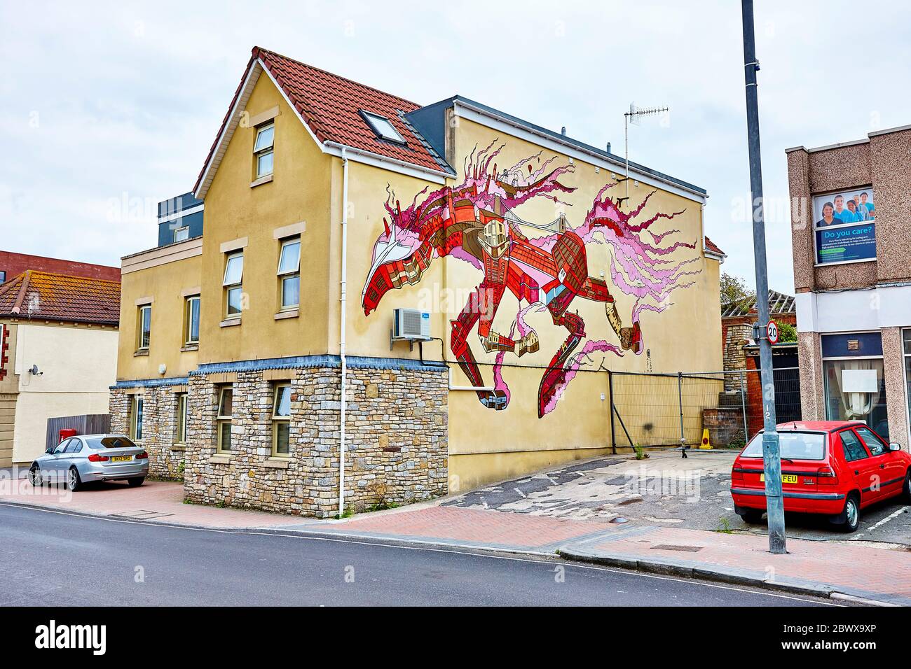 Le cheval de West Street Horse d'Andy Council à Bristol, Angleterre, Royaume-Uni Banque D'Images