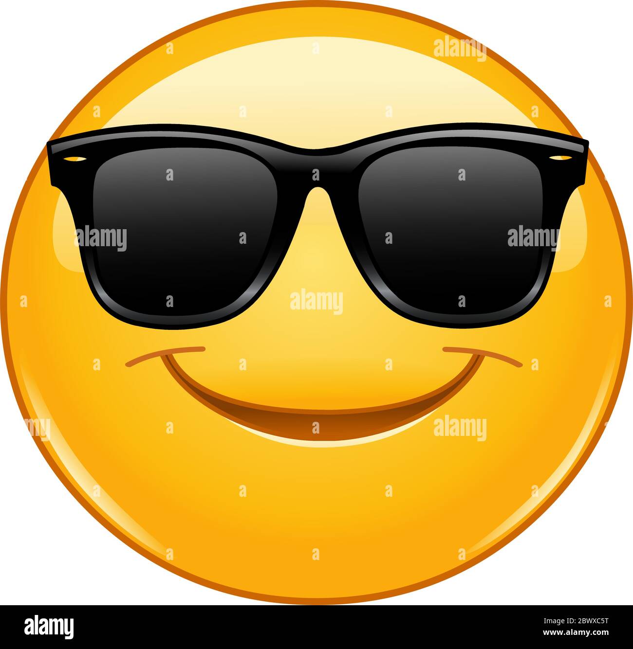 émoticône de lunettes de soleil Banque de photographies et d'images à haute  résolution - Alamy