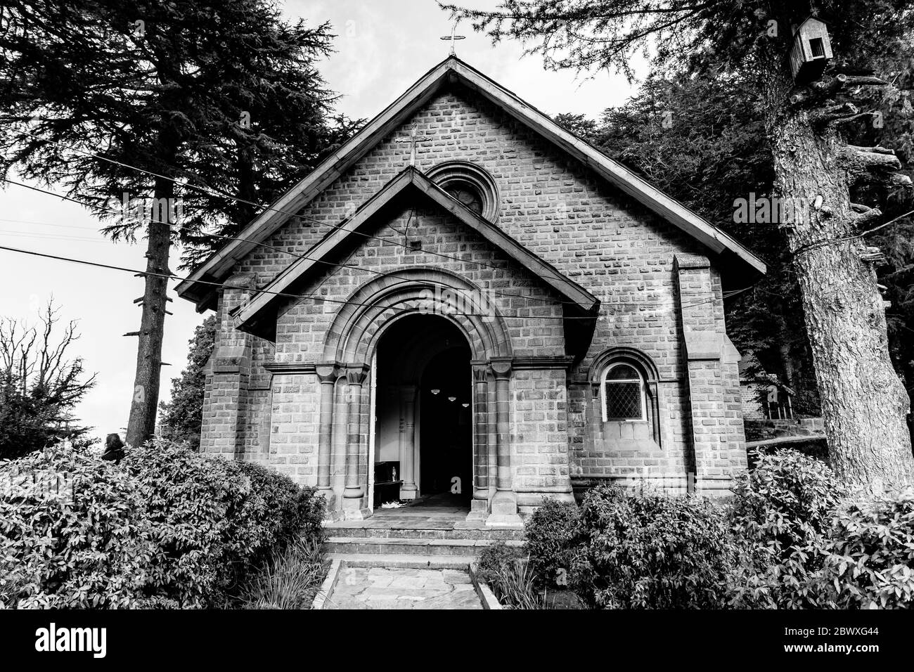 Église Saint-Jean de Dalhousie Himachal Pradesh, Inde Asie. L'église St John's est la plus ancienne église de Dalhousie sur Gandhi Chowk. Banque D'Images