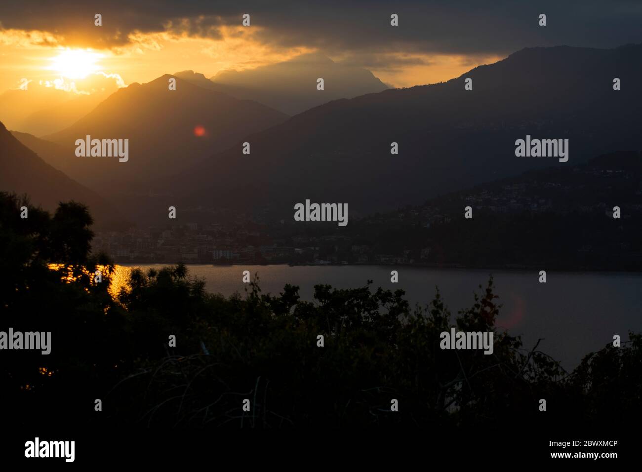 Laveno Mombello Banque D'Images