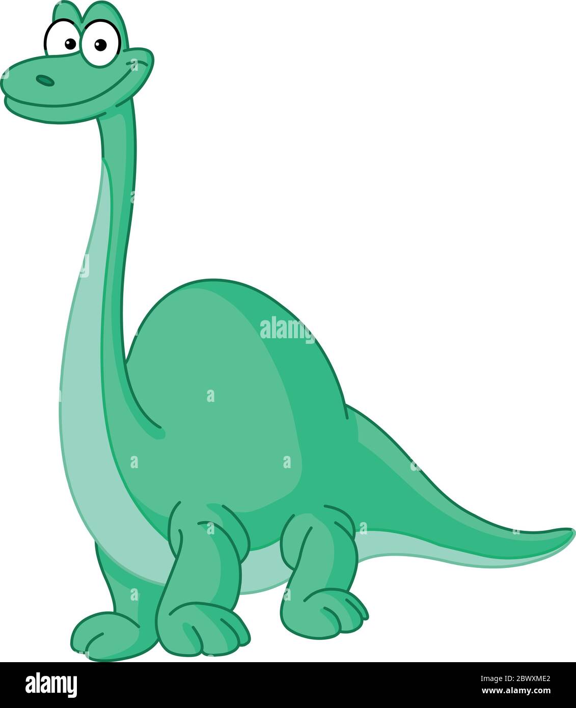 Dinosaure Brontosaurus Illustration de Vecteur