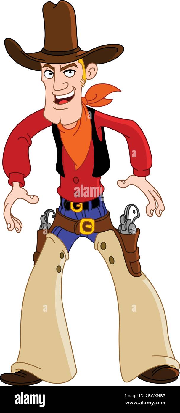 Cow-Boy Illustration de Vecteur