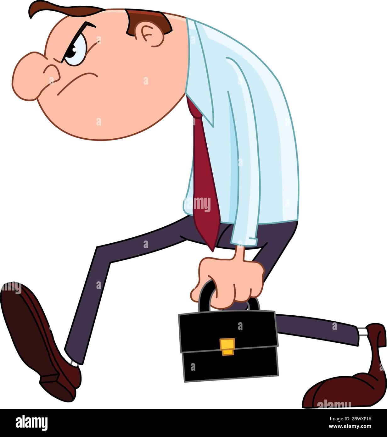 Déçu businessman Illustration de Vecteur