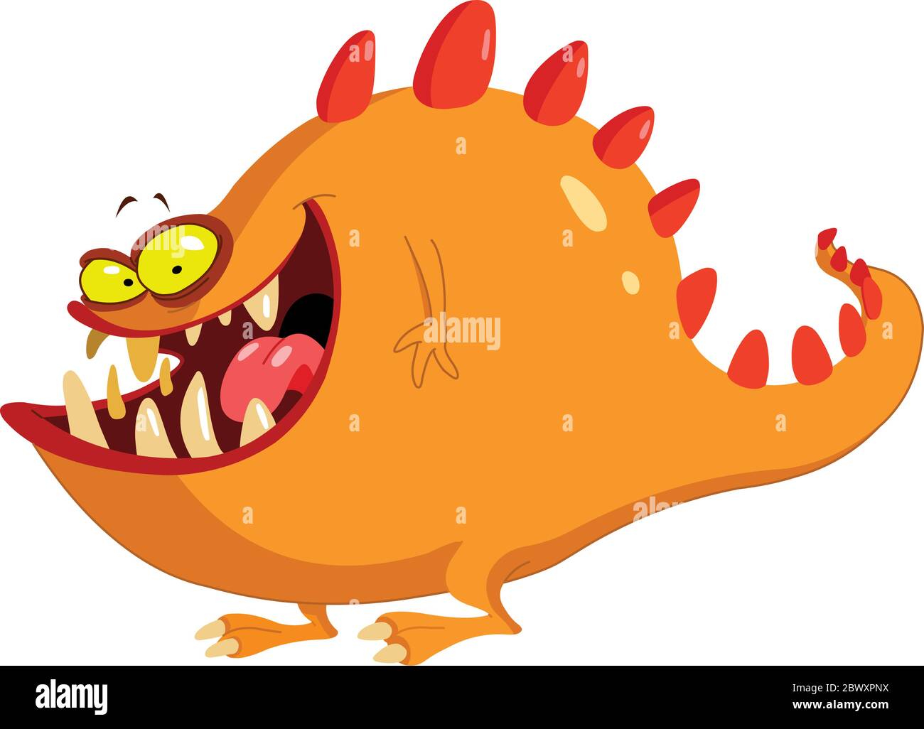 Friendly monster Illustration de Vecteur