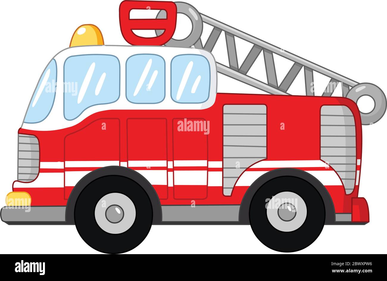 Camion de pompier Illustration de Vecteur