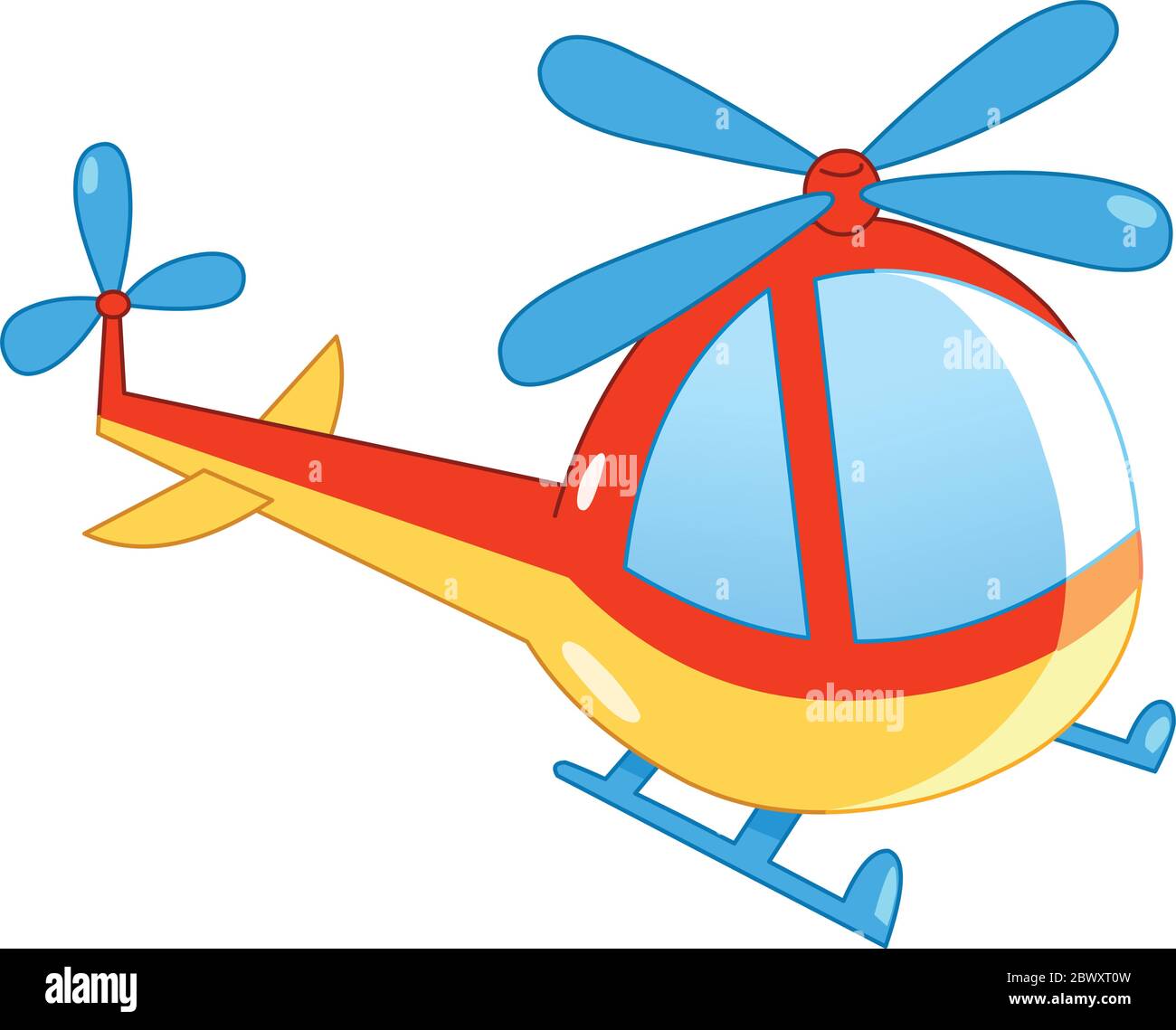 Helicopter cartoon Banque de photographies et d'images à haute résolution -  Alamy