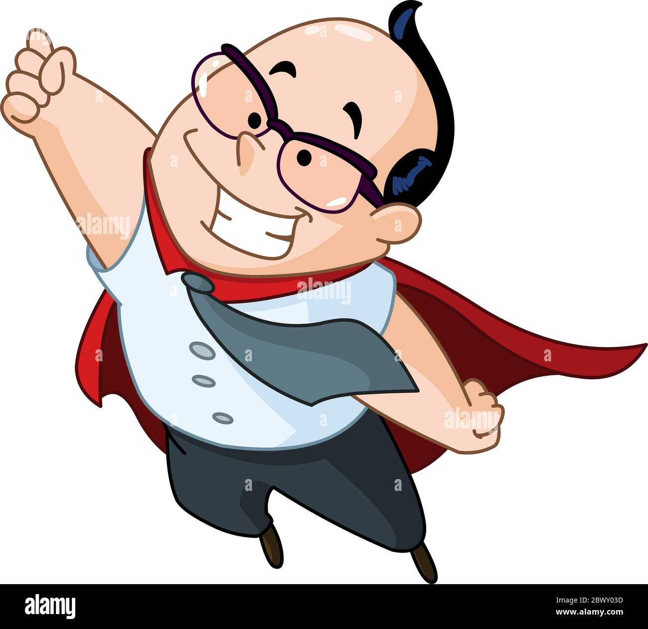 Super businessman Illustration de Vecteur