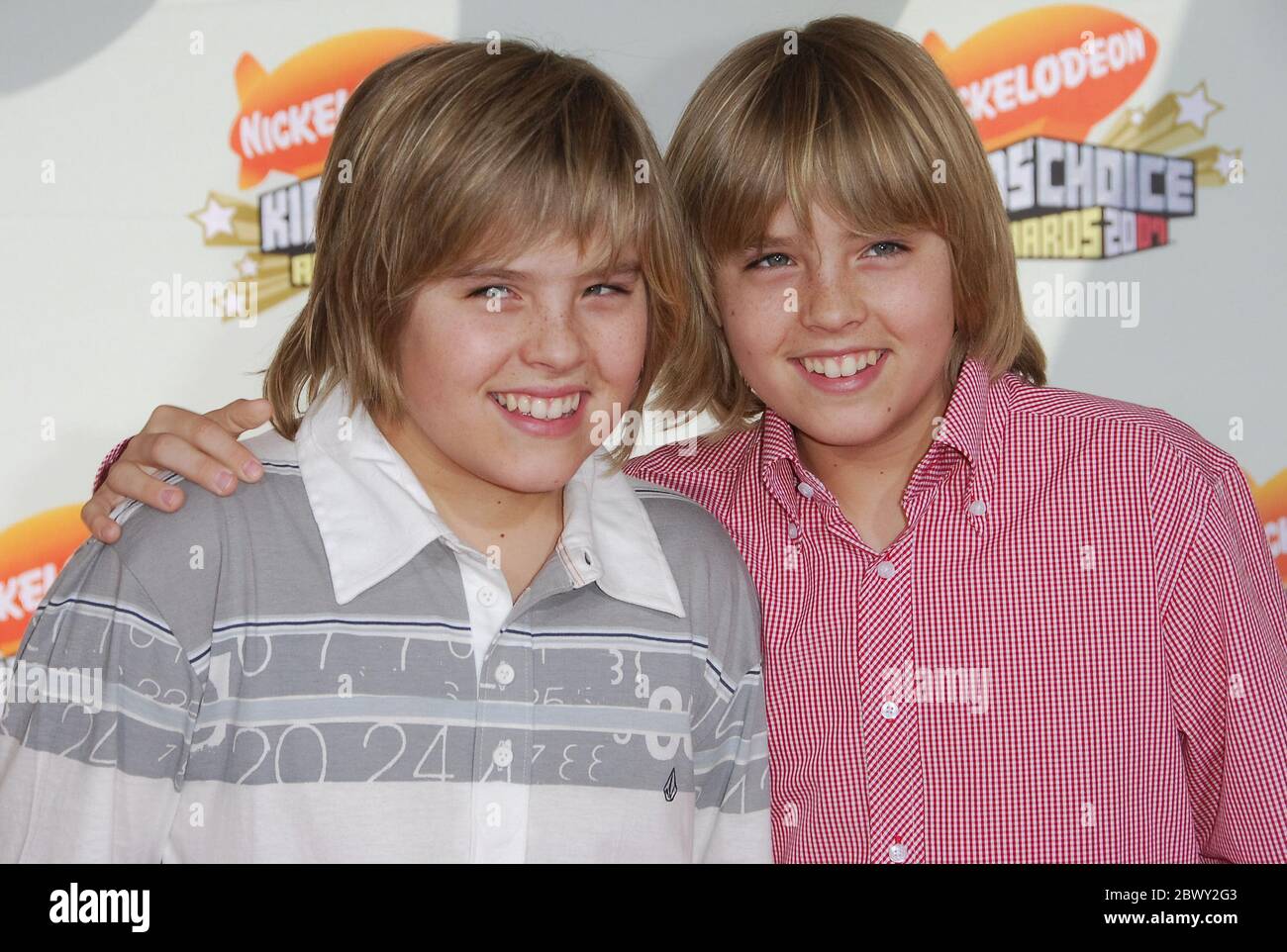 Dylan Sprouse et Cole Sprouse à la 20e édition du Prix annuel pour enfants de Nickelodeon, qui a eu lieu au Pavillon Pauley de l'UCLA à Westwood, en Californie. L'événement a eu lieu le samedi 31 mars 2007. Photo par: SBM / PictureLux- référence du fichier 34006-4306SBMPLX Banque D'Images