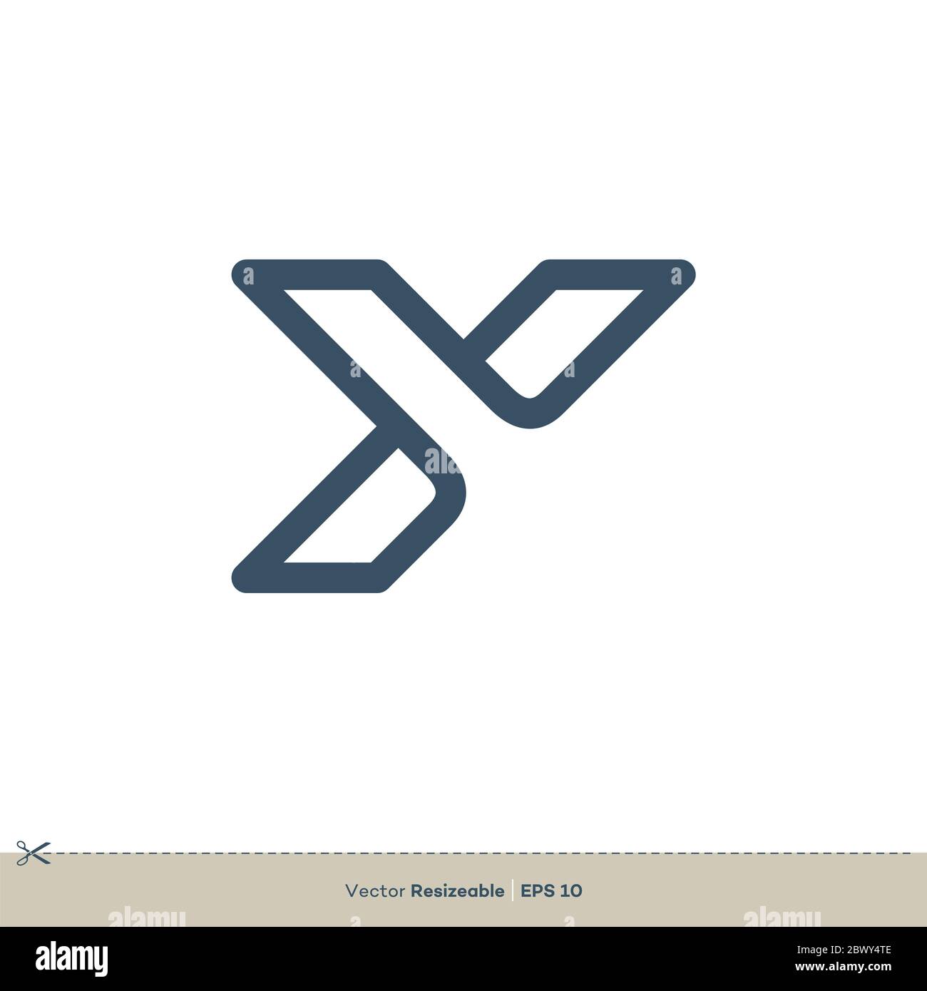 Modèle de logo lettre y Illustration Design. Vecteur EPS 10. Banque D'Images