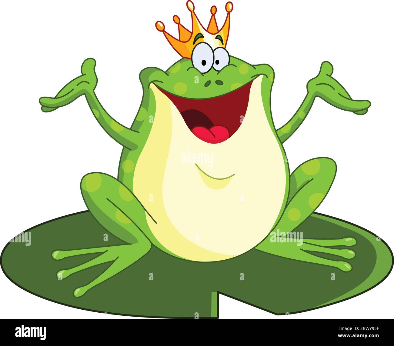 Prince grenouille Illustration de Vecteur