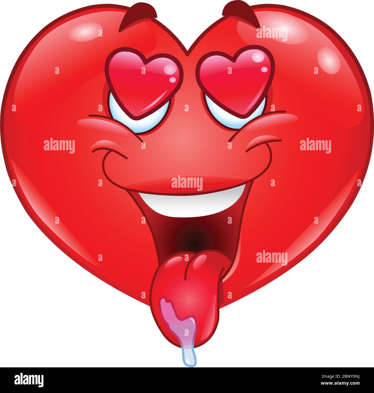 Dans Le Coeur D Amour Image Vectorielle Stock Alamy