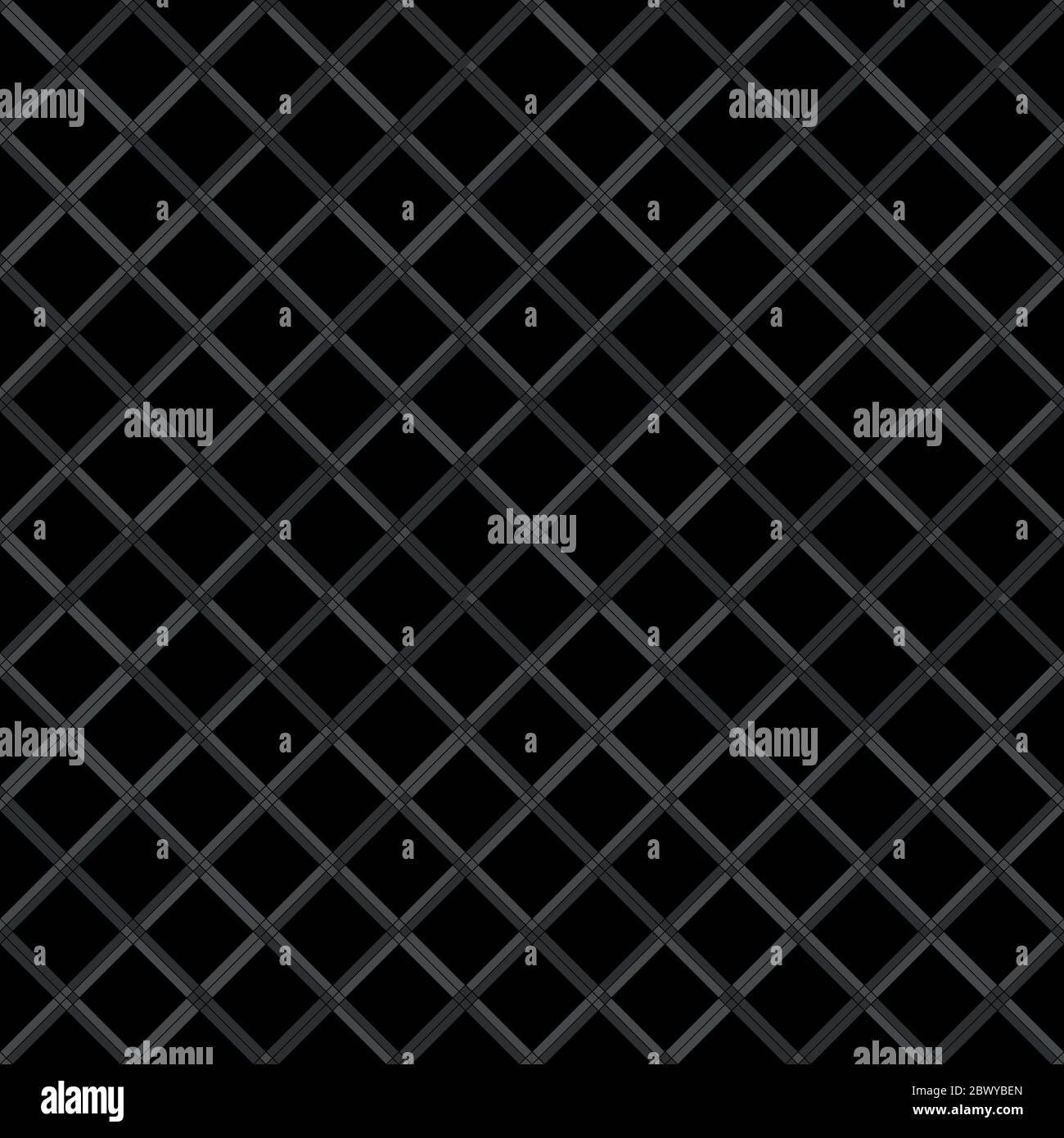 motif vectoriel sans couture avec bordure en fil noir Illustration de Vecteur