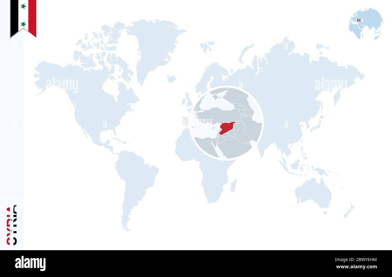carte-du-monde-avec-agrandissement-sur-la-syrie-globe-terrestre-bleu