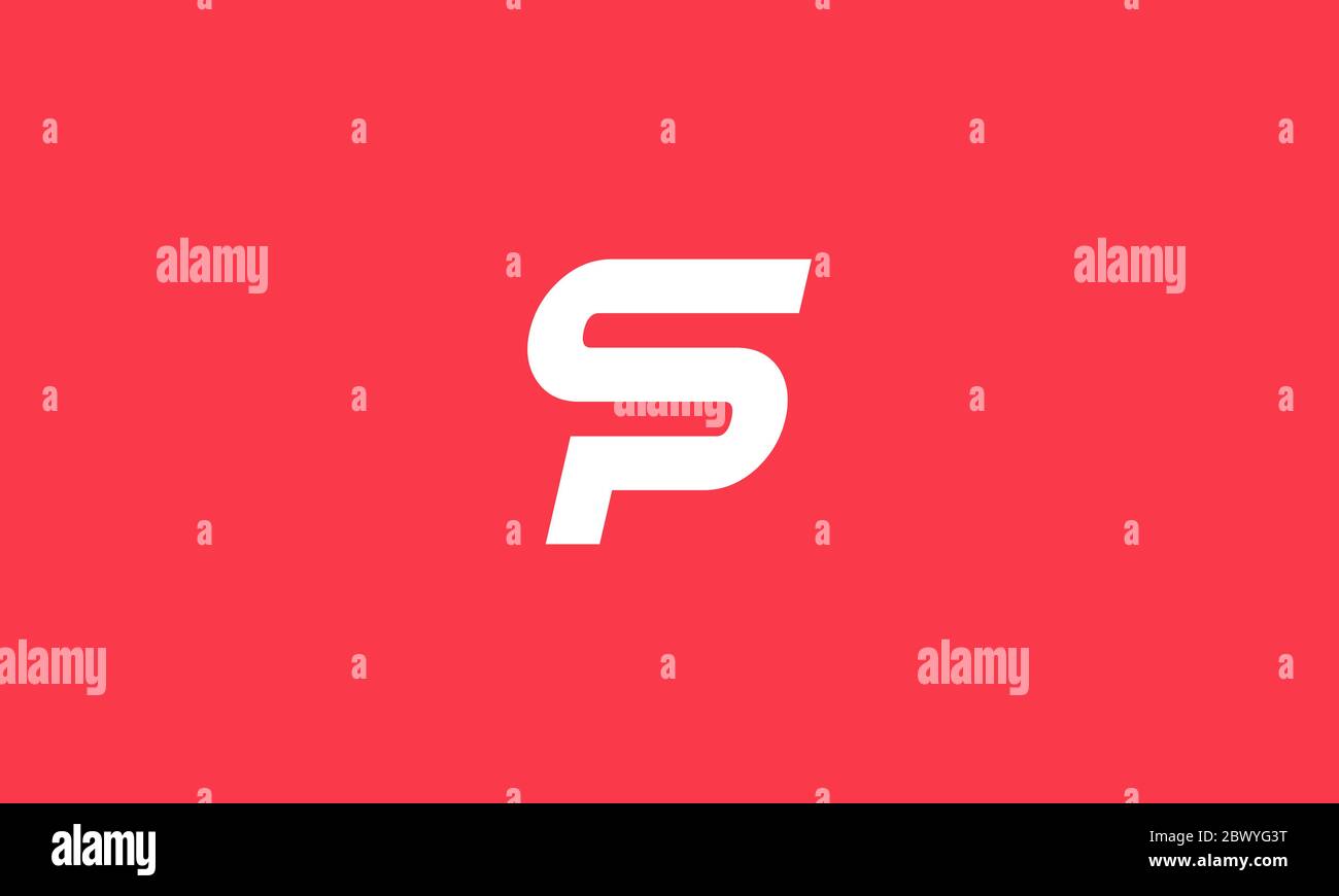 Logo SP , lettre SP logo design , abstrait sp logo , style propre et moderne logo . illustration vectorielle Illustration de Vecteur
