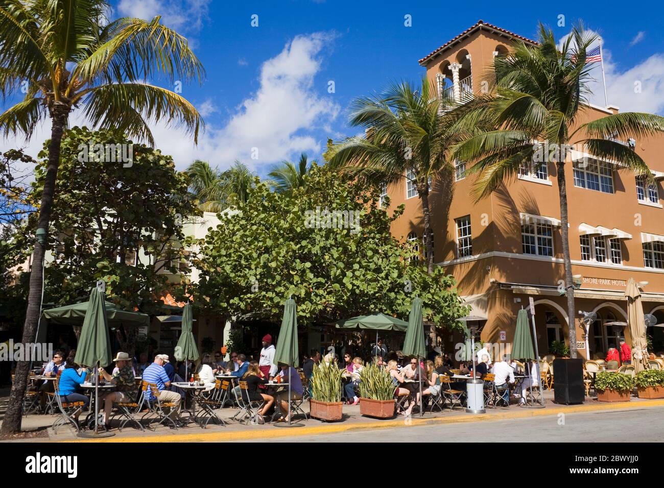 Shore Park Hotel sur Ocean Drive, South Beach, ville de Miami Beach, Floride, États-Unis Banque D'Images