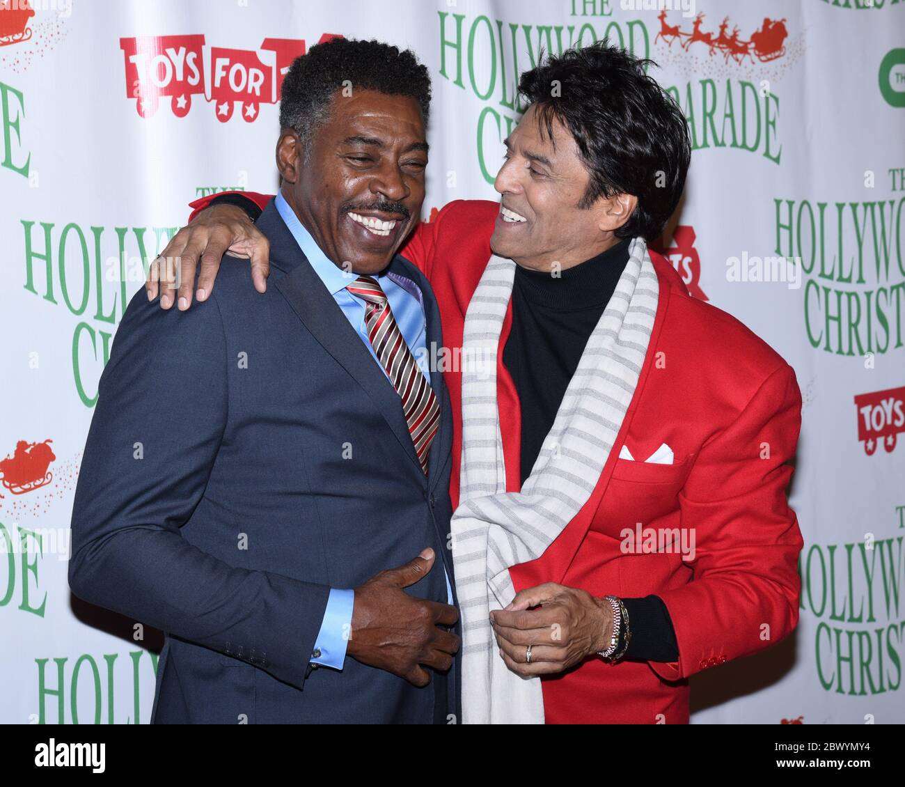 25 novembre 2018, Los Angeles, Californie, États-Unis : Ernie Hudson et Erik Estrada arrivent au 87e défilé de Noël annuel à Hollywood, en Californie, le 25 novembre 2018. (Image crédit : © Billy Bennight/ZUMA Wire) Banque D'Images