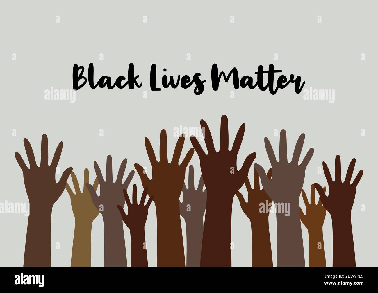 Le concept de la vie noire est important mouvement sociopolitique qui lutte pour une meilleure intégration des minorités et de la discrimination fondée sur le racisme aux États-Unis Banque D'Images